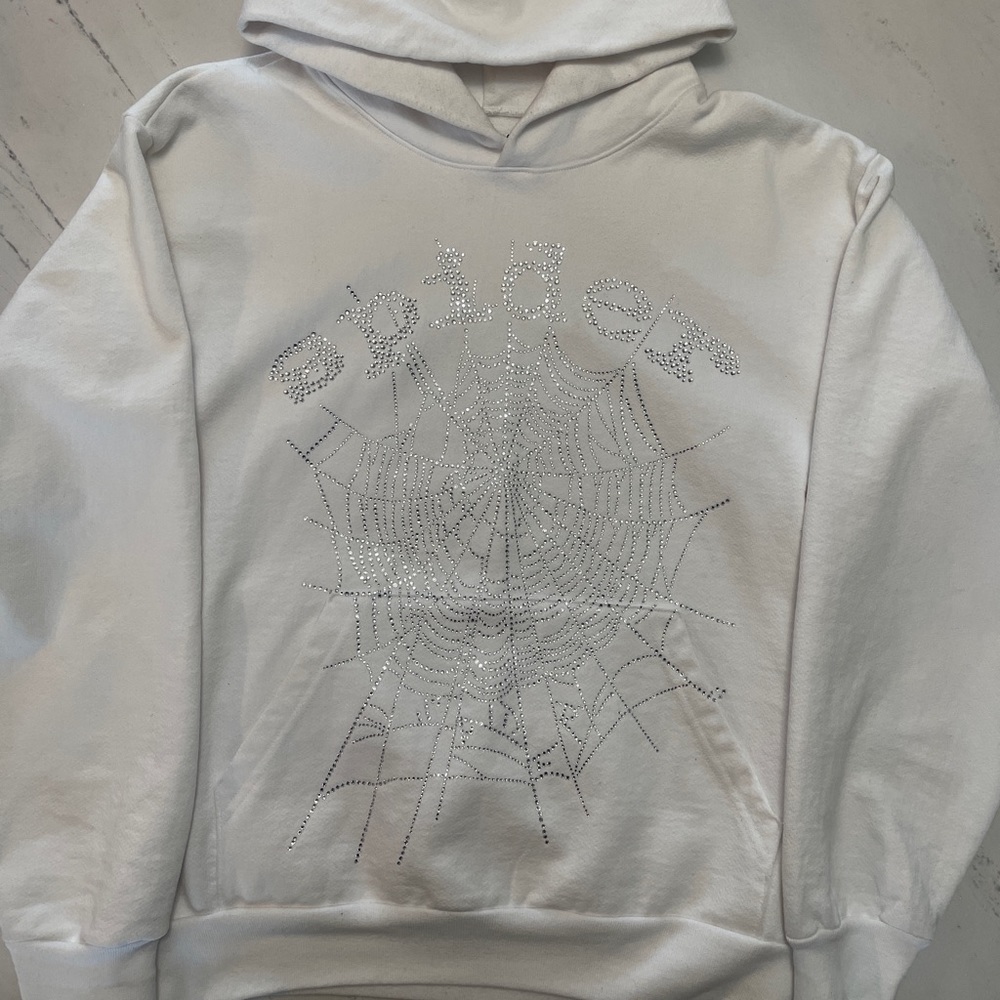 Spider Worldwide OG Rhinestone White
